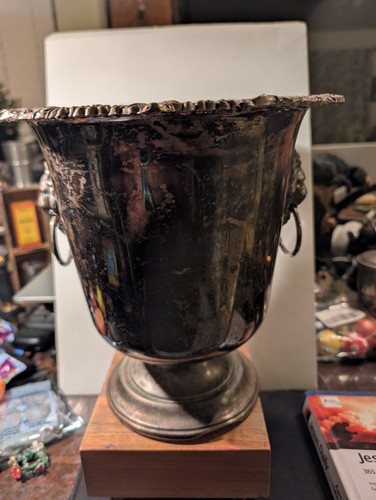 Vintage silver plated trophy - vintage,