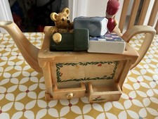 SIGNED Paul Cardew, large teapot "toy box" excellent condition