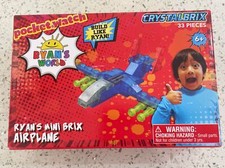 Ryan's World Mini Brix AIRPLANE Brand New