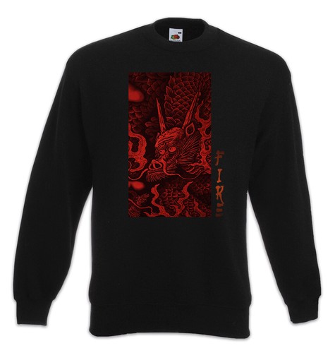 Japanese dragon sweatshirt - dragon,