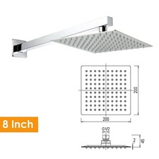 Chrome Concealed Shower Set