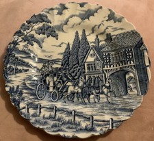 Vintage Myott Royal Mail Blue