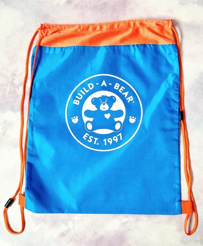 Build bear blue drawstring - bear,, blue,