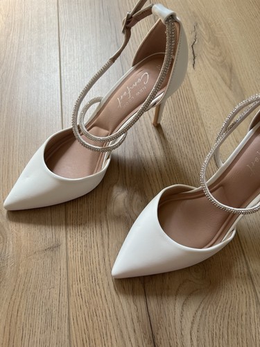 New look white pointed toe - white,