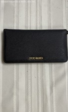 Steve Madden Black Saffiano