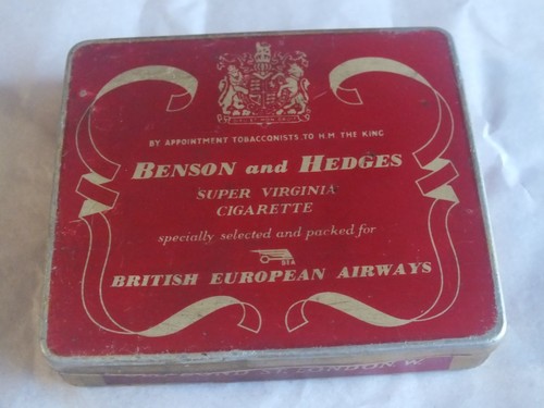 Old benson hedges cigarette - benson,