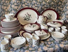 Wedgwood Mayfield Barlaston 52 Piece Dinner & Tea Service Set England