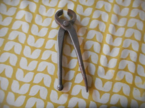 Antique pair pliers pincers - antique, of