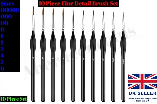 Triangle paint brush set - x,