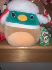 BNWT Squishmallow Avery the Mallard / Duck Christmas Squad 7.5” Plush