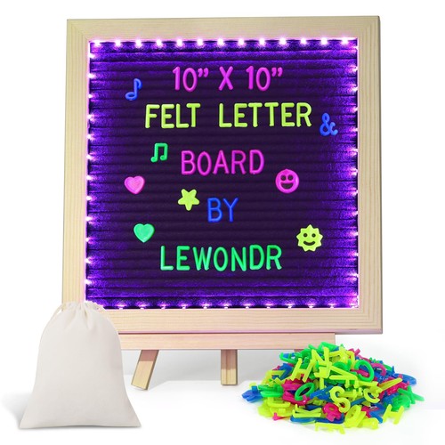 Lewondr felt letter - letter, board