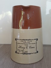 Rare Advertising Stoneware Jug Xmas 1906 The Talbot Mill Hill Road Acton London