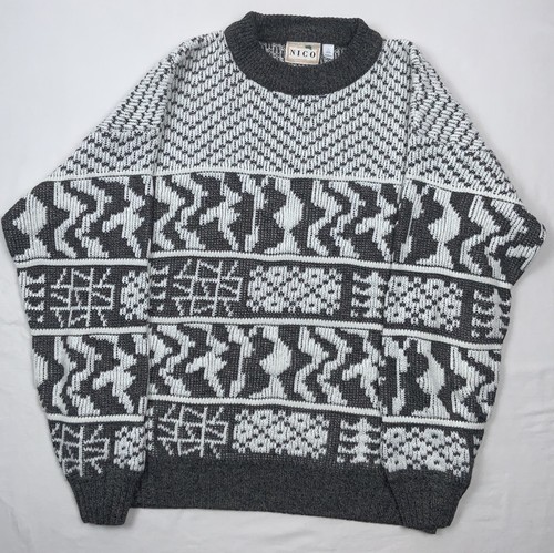Vintage nico geometric - vintage, knit