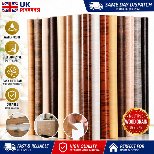 Wood effect vinyl wrap self - wood,