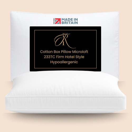 Cotton box pillow microloft - cotton,