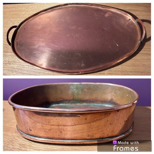 Large heavy antique copper - heavy,