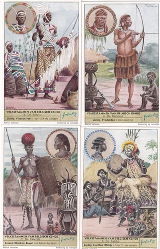Liebig s1626 cards - cards, peoples
