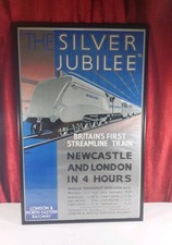 Vintage Framed "LNER" Railway 1970s Reproduction Poster