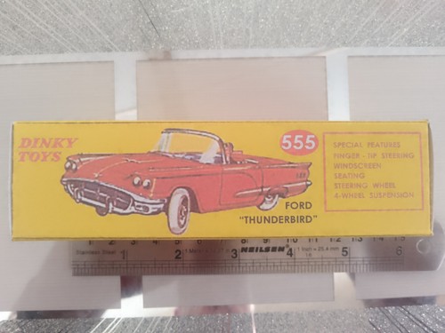 Dinky no555 ford thunderbird - dinky,