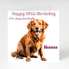 Personalised Golden Retriever