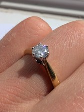 18ct Gold, 0.50ct Diamond