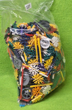 K’nex Pieces Mixed Bundle Job Lot. Large bag of Various Types approx 3kg
