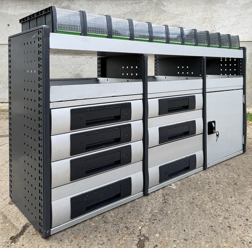 Van racking shelving drawers - van,