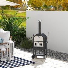 Outdoor garden pizza - pizza, oven