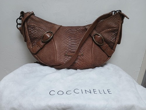 Coccinelle leather bag - leather, saddle