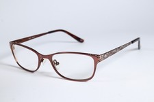 Oasis Eyeglasses Gardenia Womens Brown C2 Full Rim Metal Eyewear Glasses Frames