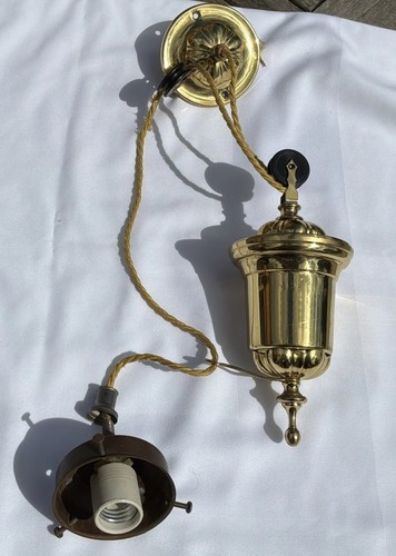 Antique rise and fall brass - rise,