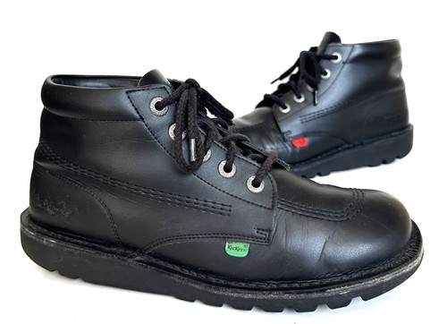 Mens kickers black leather - kickers,