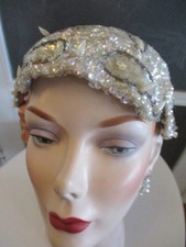 VINTAGE 1950s SEQUIN HAT