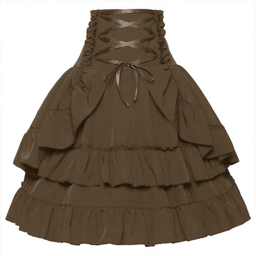 Skirt with corset - skirt, lacing