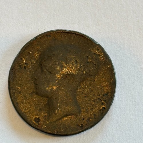 1853 queen victoria copper - 1853,