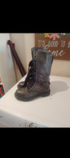 Dr Martens Size 4 Triumph boots tartan interior