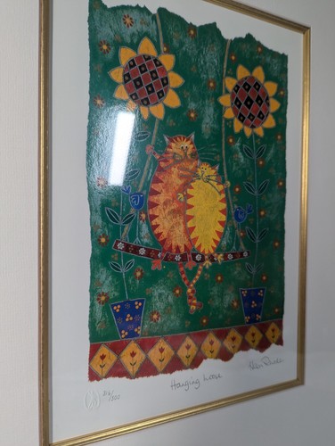 Helen rhodes cat print - rhodes,