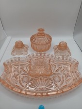 Vintage Art Deco Style Pink