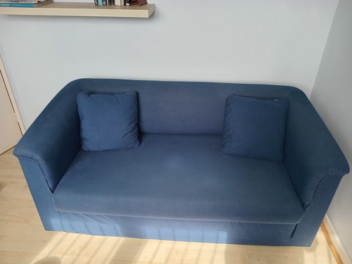 Ikea blue sofa bed - blue,