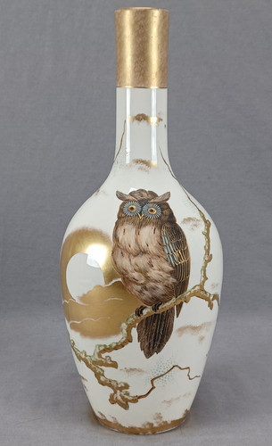 Royal bonn hand painted - painted, owl