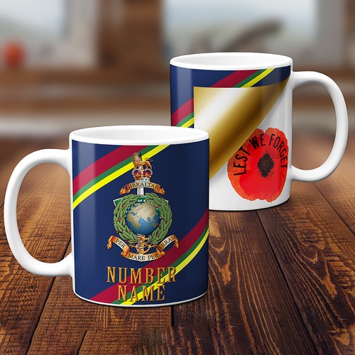 Royal marines mug - mug, personalised