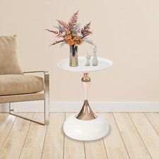 Small Round Side Table Tray