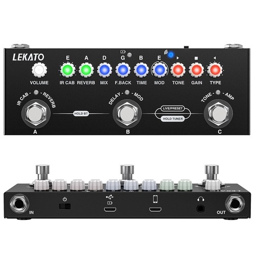Lekato guitar multi effects - lekato,