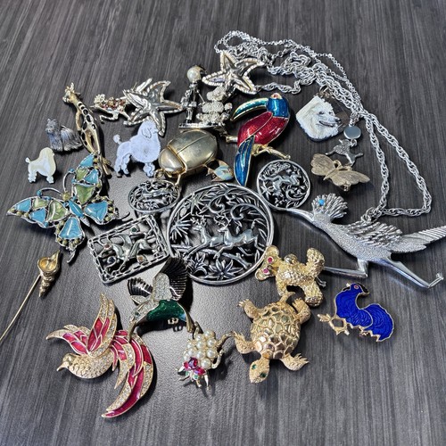 Vtg animal jewelry lot - vtg,