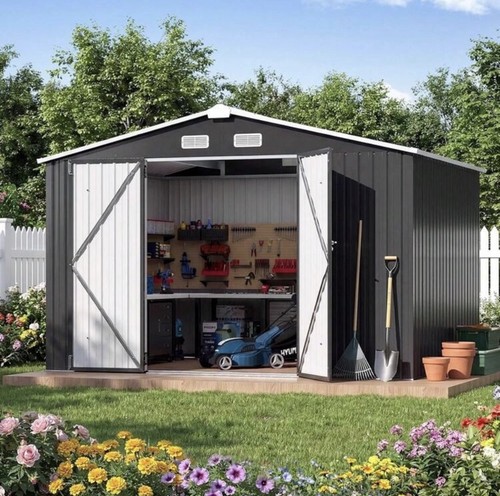 6x4ft outdoor storage shed - 6x4ft,