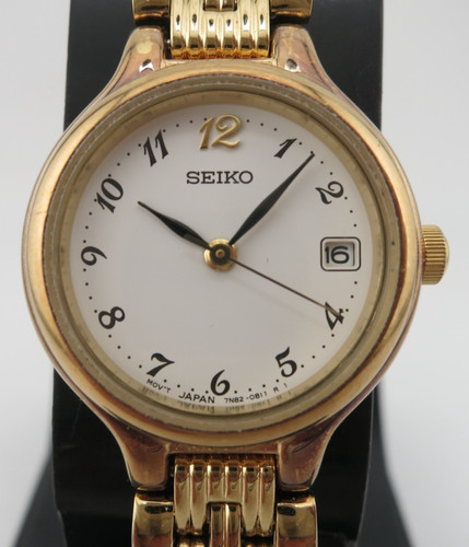 Seiko ladies gold - seiko, gold-tone