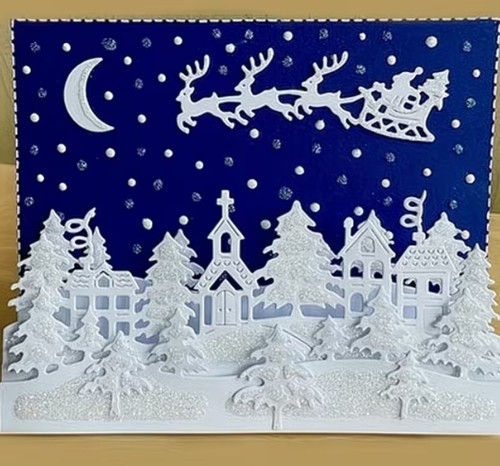Christmas metal cutting - christmas,