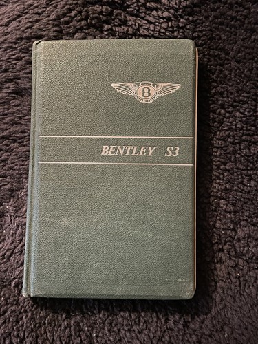 Bentley owners manual - bentley,