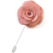 FLOWER LAPEL PIN Handmade Accessory Wedding Brooch Coat Head Jacket Suit Gift