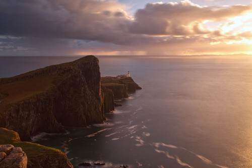 Neist point lighthouse isle - point, lighthouse,